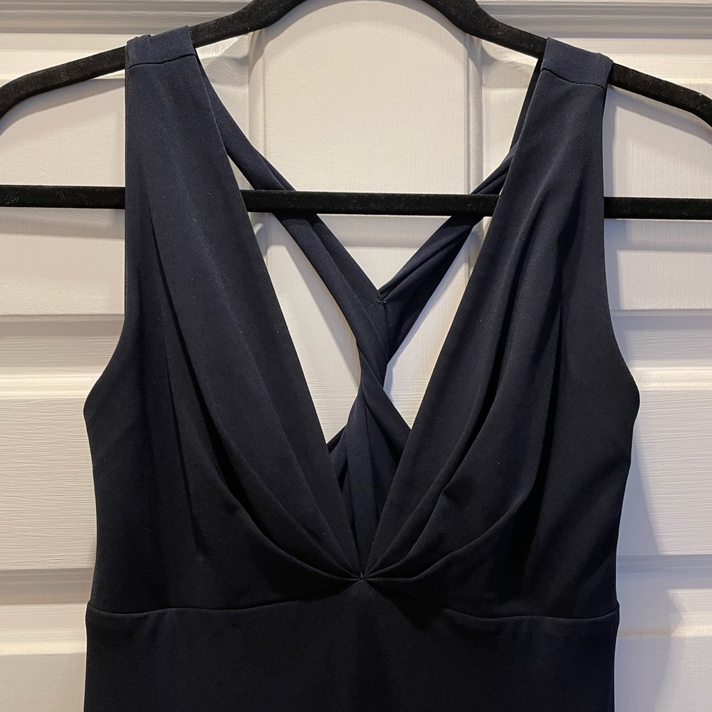 Laundry By Design Dark Blue Sleeveless Gown Size 2